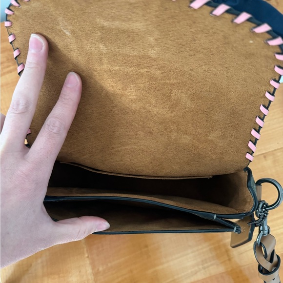 Coach tricolor saddlebag - Picture 5 of 6